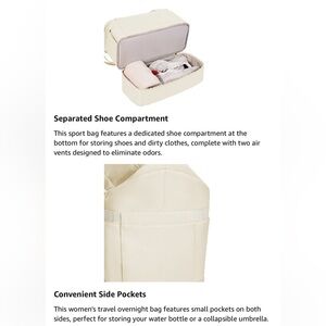 🌹ETRONIK BIEGE GYM/USB DUFFEL BAG